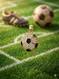 14K SOCCER BALL PENDANT