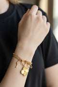 14K CLOVER CHARM BRACELET